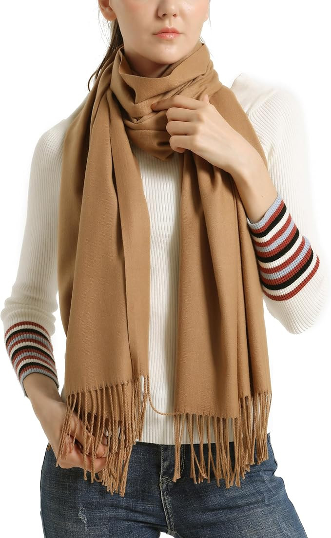 Pashmina Scarf and Shawl - Soft Women Pashminas Wrap for Wedding Evening Party (20 Colors) | Amazon (US)