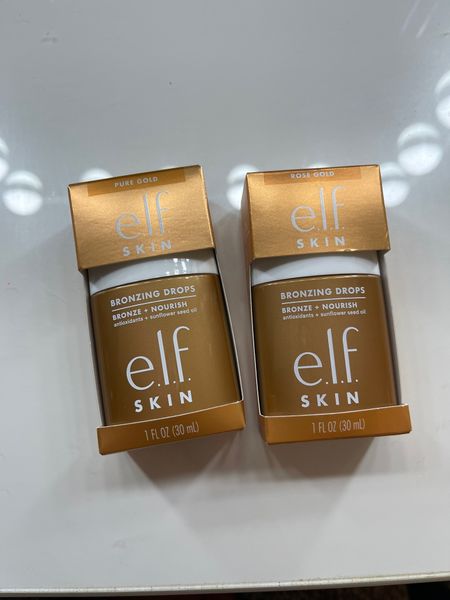New ELF Cosmetics bronzing drops. Perfect for a bronze glow, I add this to my sunscreen also by elf. This is only $12 and comes in three shades. 

#LTKstyletip #LTKfindsunder50 #LTKbeauty