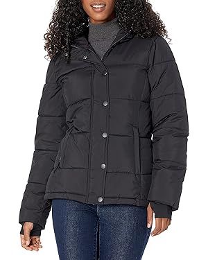 Amazon Essentials Women's Heavyweight Long-Sleeve Hooded Puffer Coat (Available in Plus Size)    ... | Amazon (US)