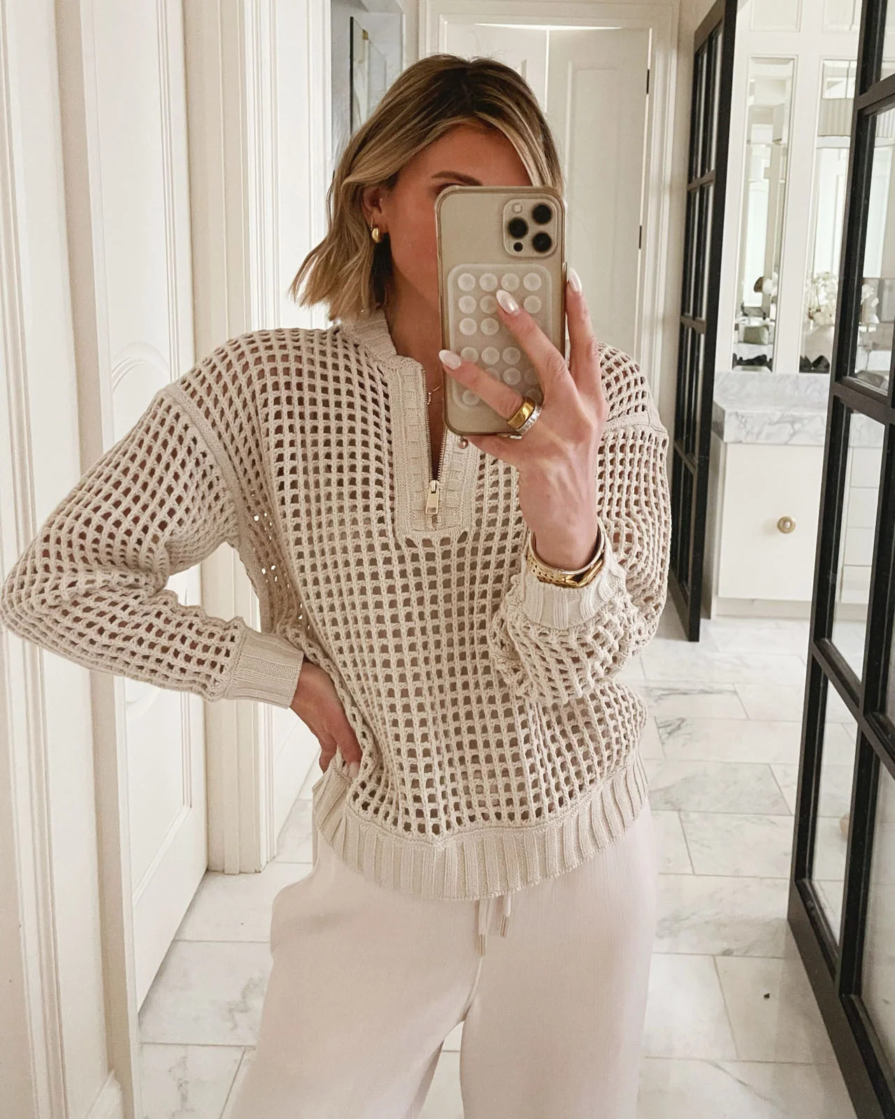 Splendid x @ Cellajaneblog Quarter Zip Sweater | Splendid | Splendid