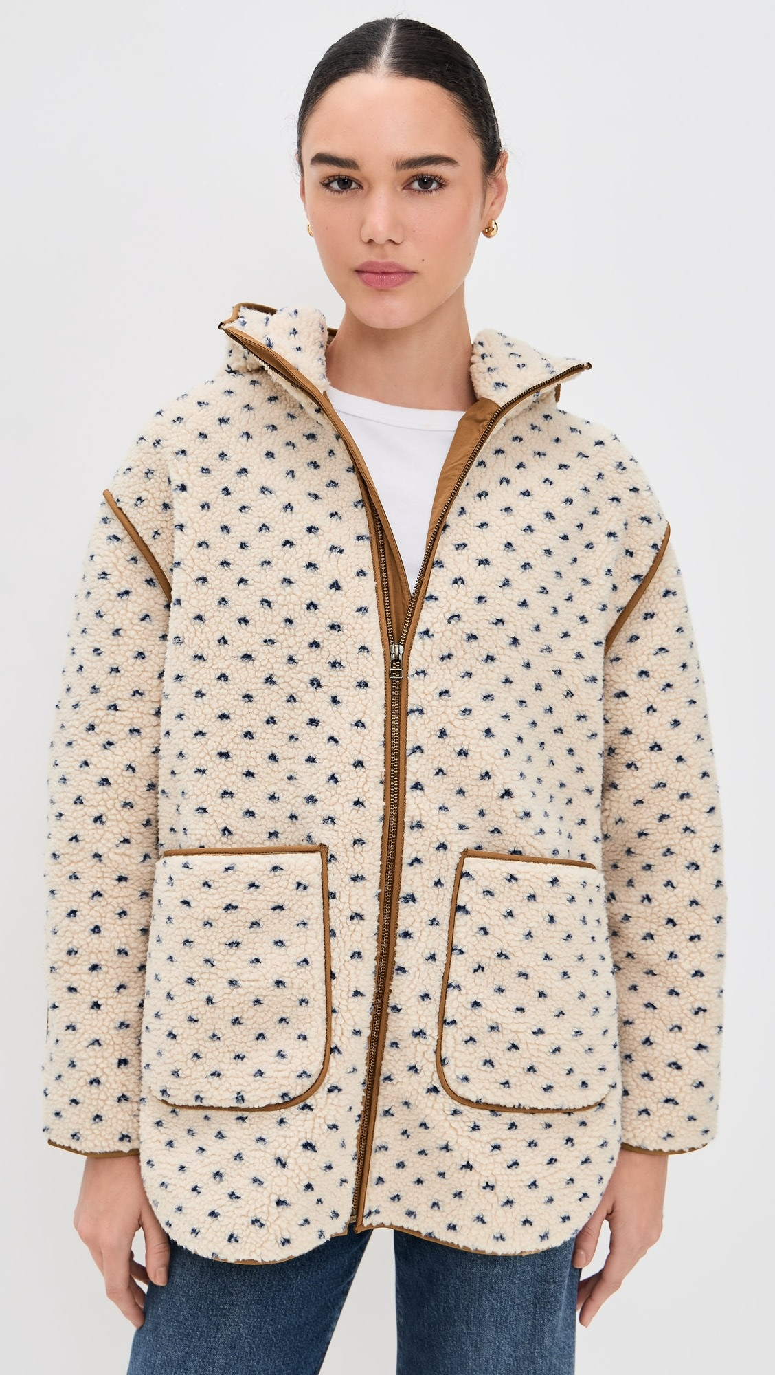 Birdseye Hooded Fleece Jacket | Shopbop