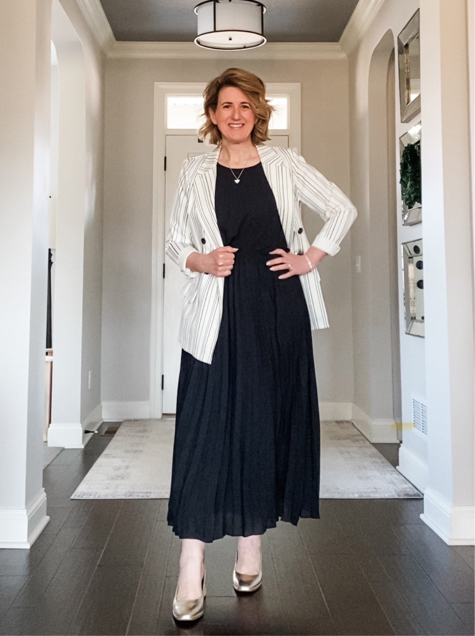 Black dress
Work wear
Church outfit 
Funeral outfit 
Blazer 
Wedges 

#LTKworkwear #LTKshoecrush #LTKstyletip