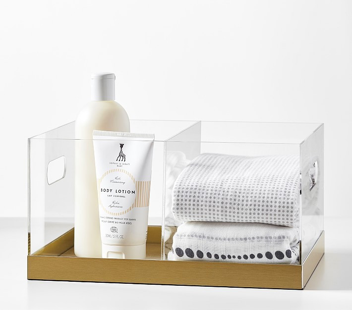 Acrylic and Metallic Nursery Storage | Pottery Barn Kids