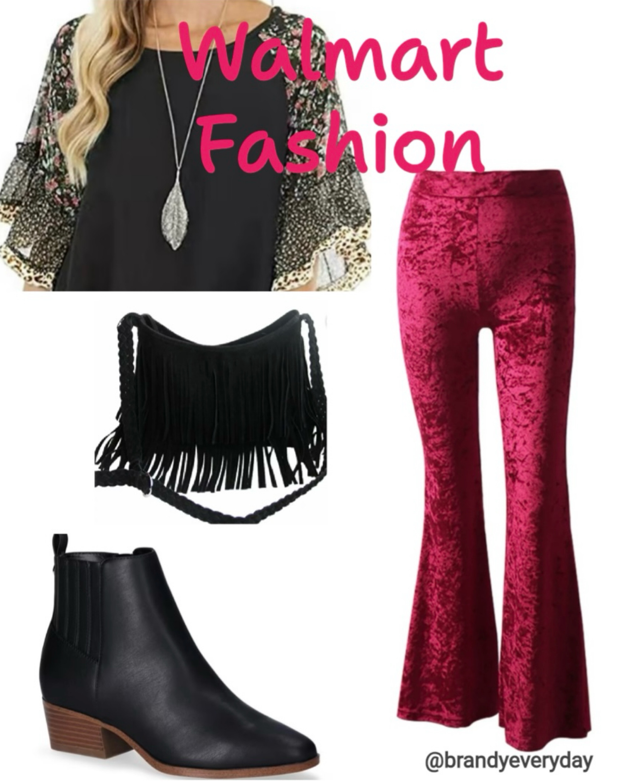Walmart fashion finds, flare pants, bell bottoms, fringe purse, crossbody, ankle boots, retro fashion, 70s fashion looks, hippie fashion ideas 

#LTKfindsunder50 #LTKstyletip #LTKfindsunder100