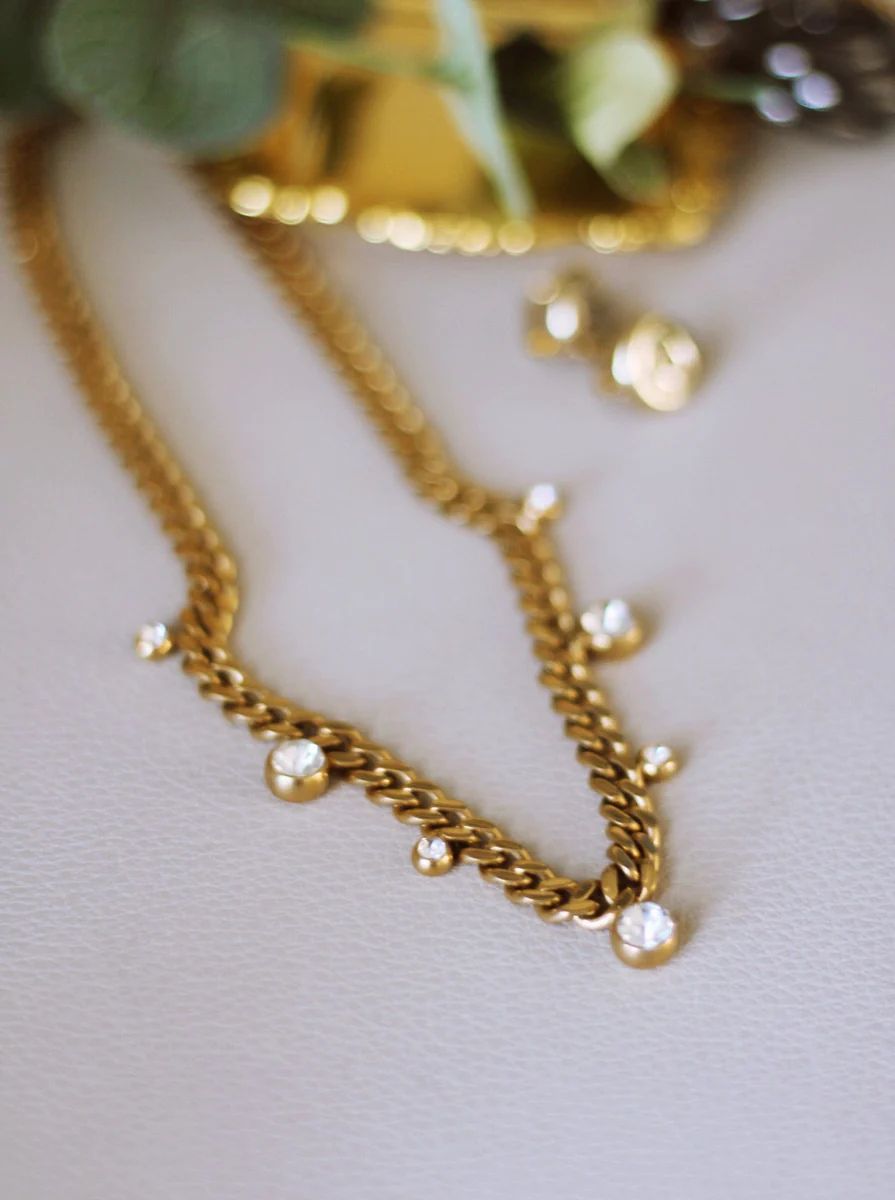 SERENITY NECKLACE (18K GOLD PLATED & WATERPROOF) | raëliv