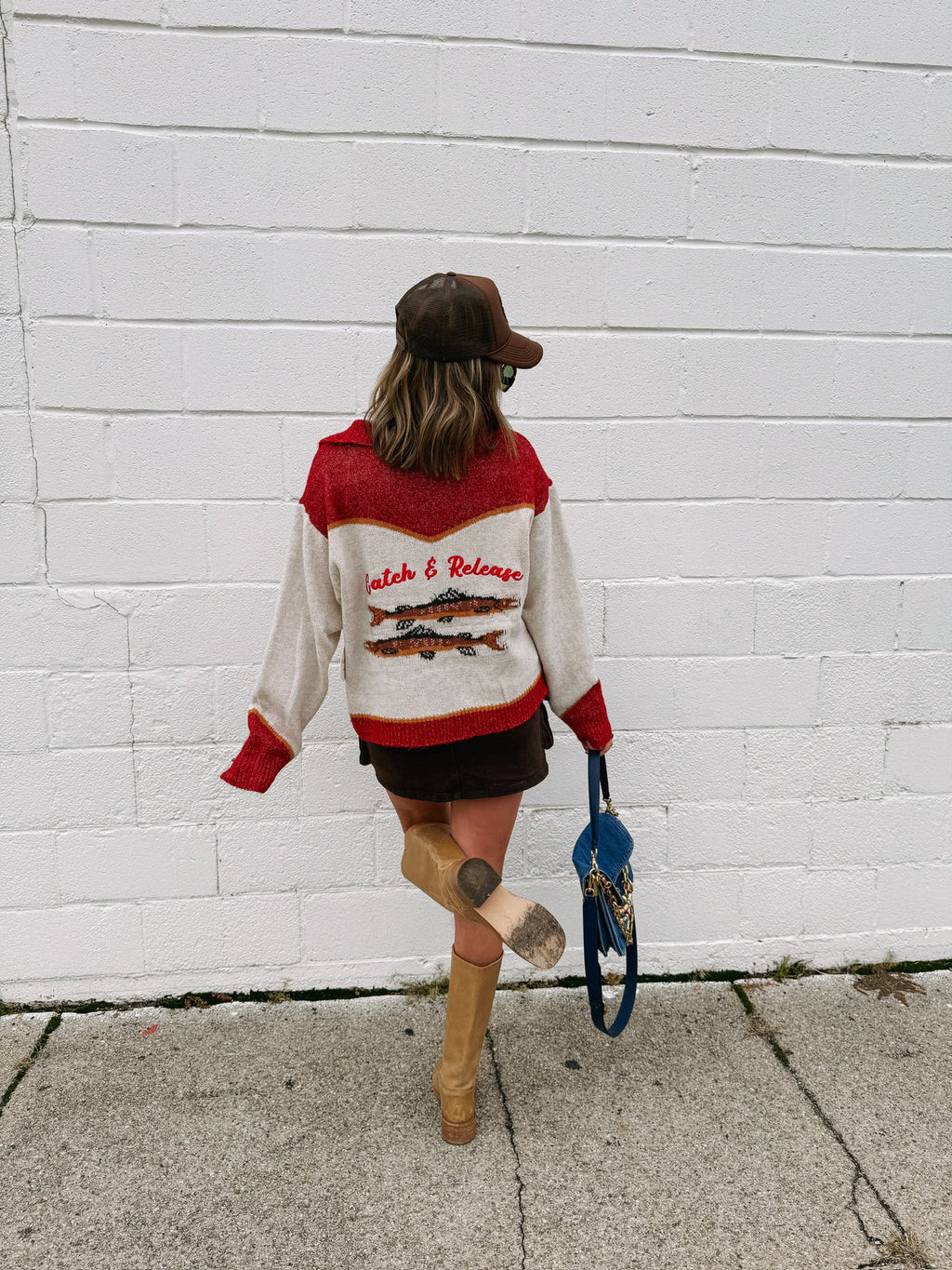 catch & release zipper sweater | Etta+East