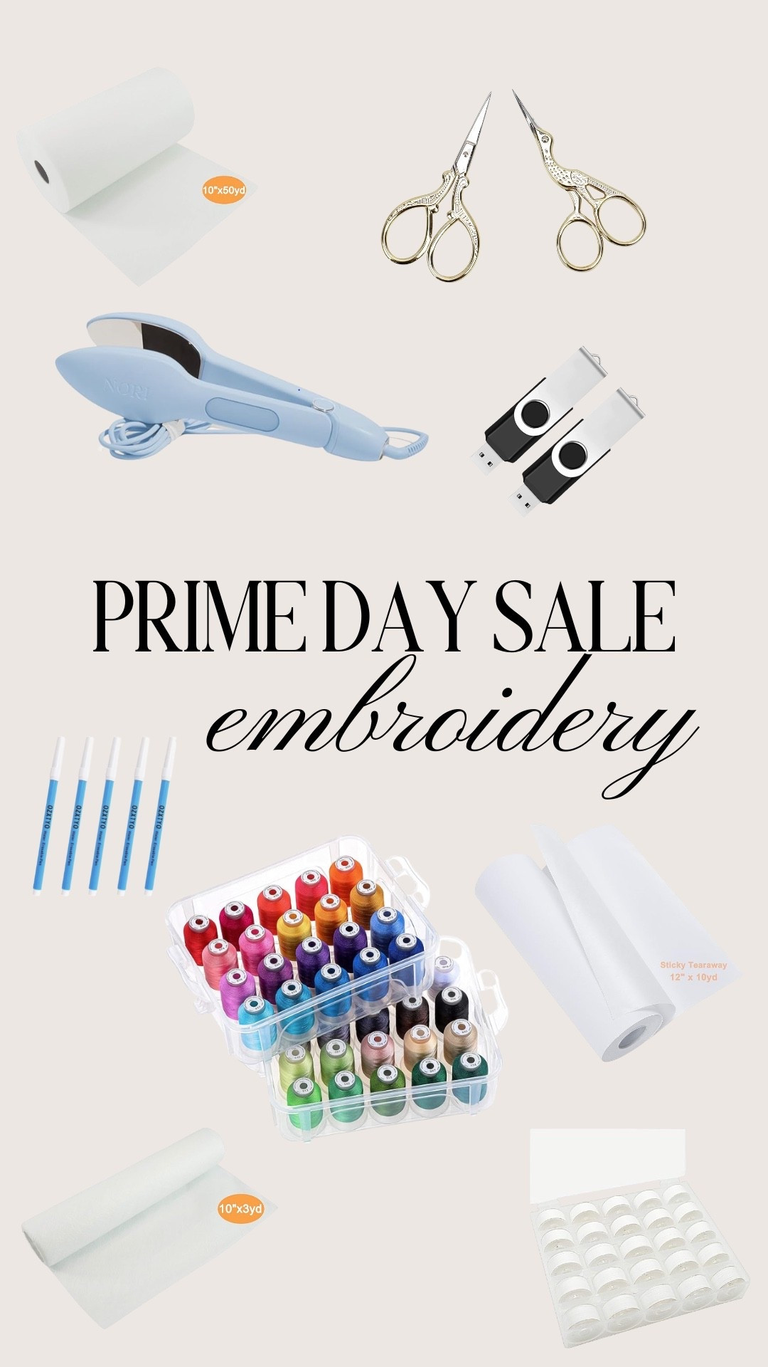 Embroidery essentials from prime day sale! Amazon // embroidery // prime day sale 

#LTKSaleAlert #LTKFindsUnder50