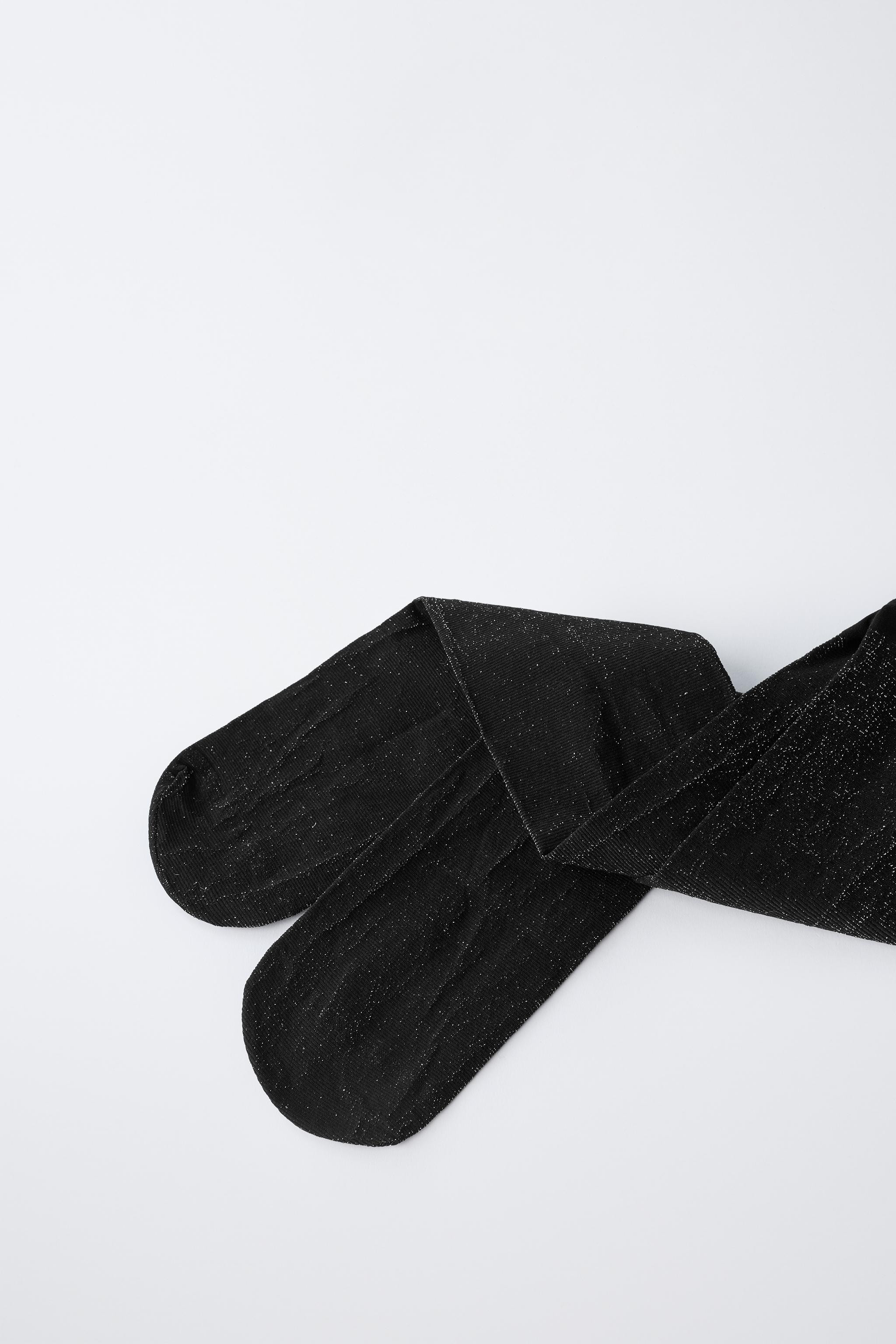 SHIMMER MICROFIBRE TIGHTS | Zara UK