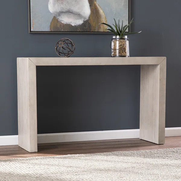 Joni Reclaimed Wood Console Table, Gray | Wayfair Professional