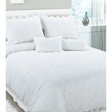 Melange Home Handmade Crochet Coverlet | Walmart (US)
