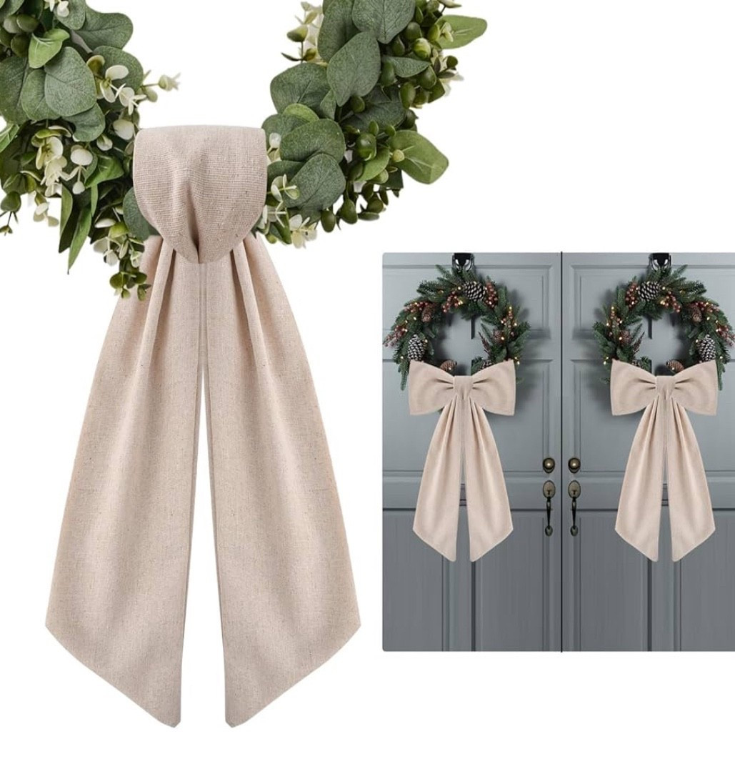 Burlap wreath sash! 

#LTKStyleTip #LTKHome #LTKFallSale