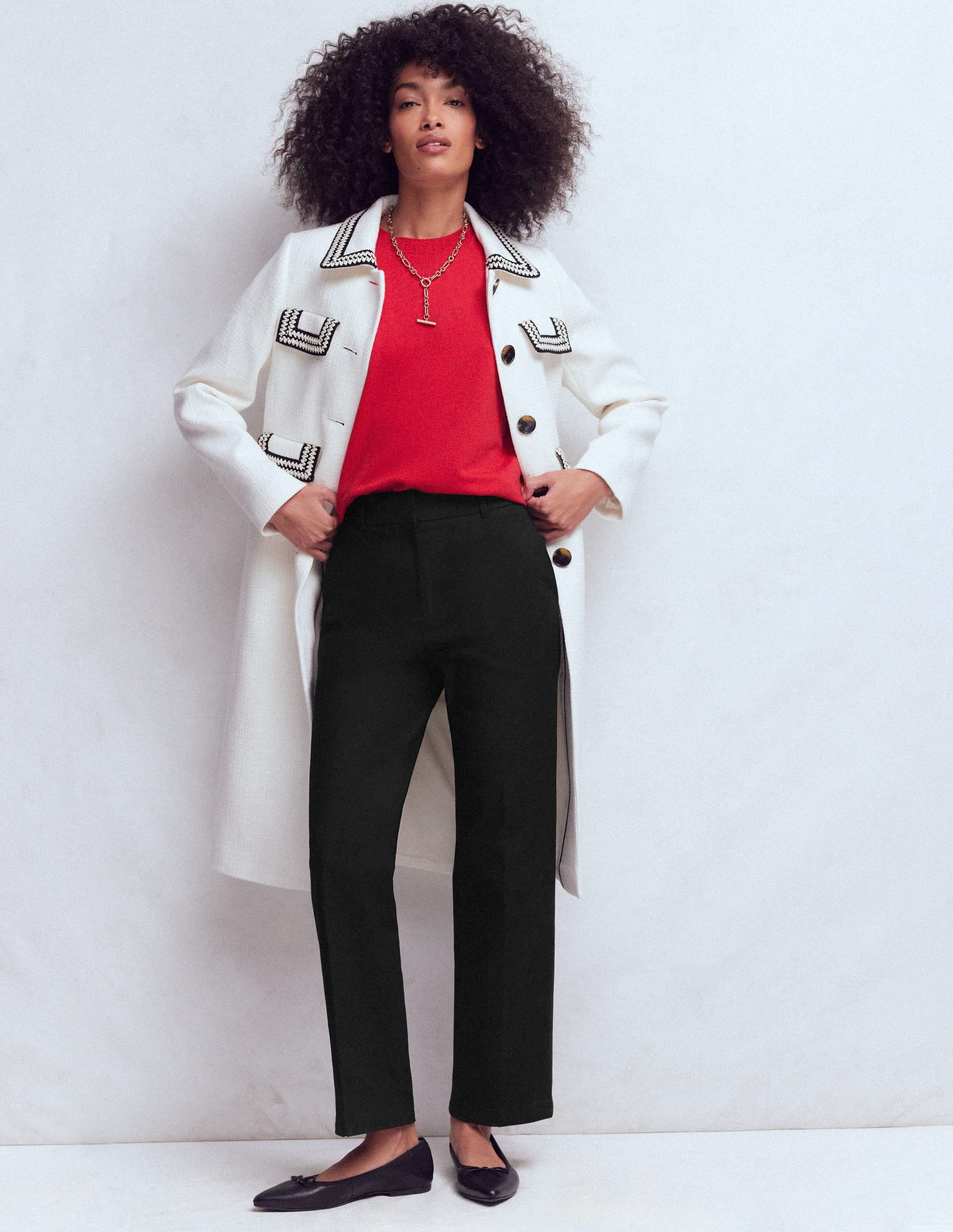 Canonbury 7/8 Trousers-Black | Boden UK