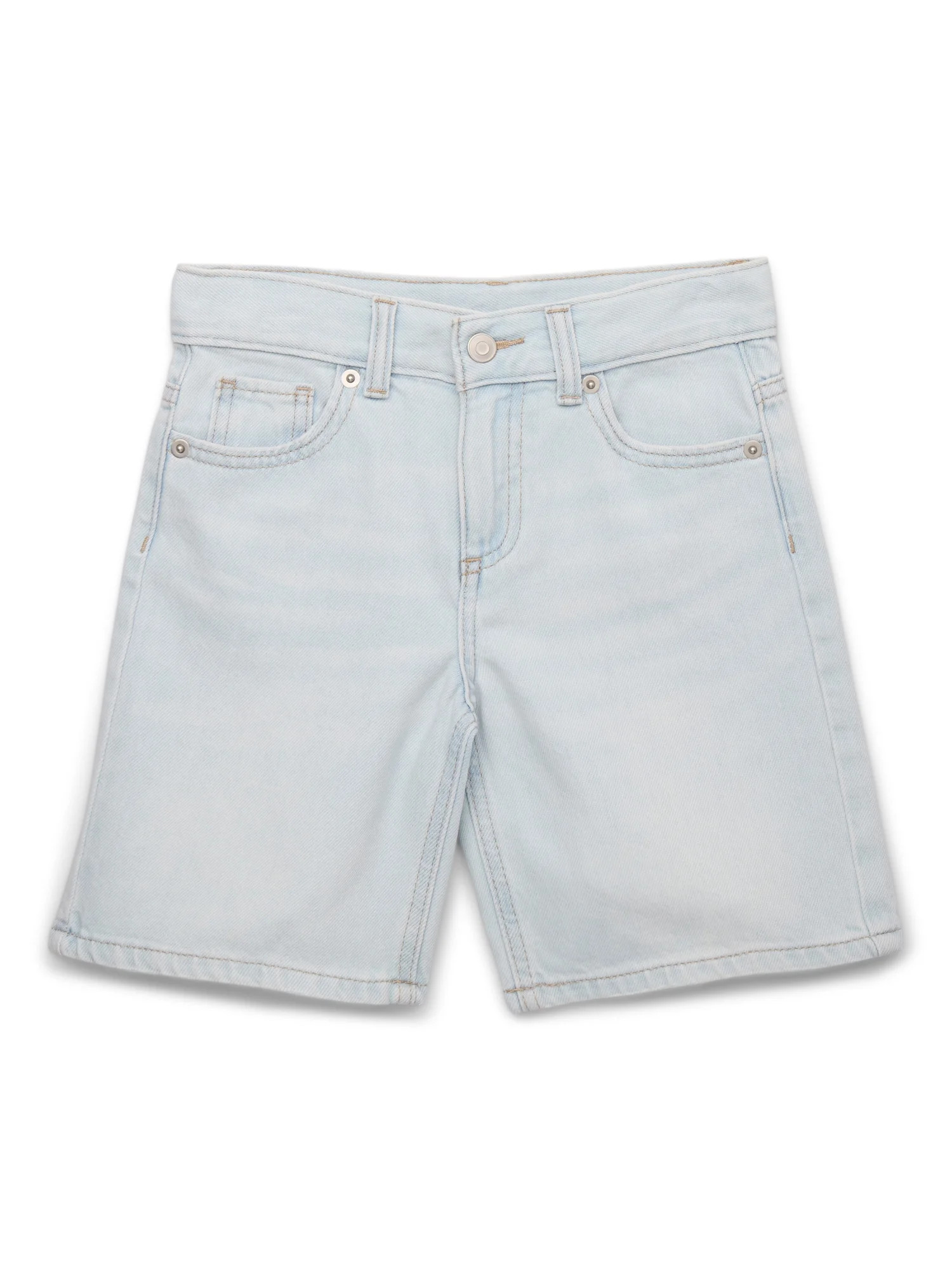 Wonder Nation Tween Girls Wide Leg Jean Shorts, Sizes 5-18 | Walmart (US)