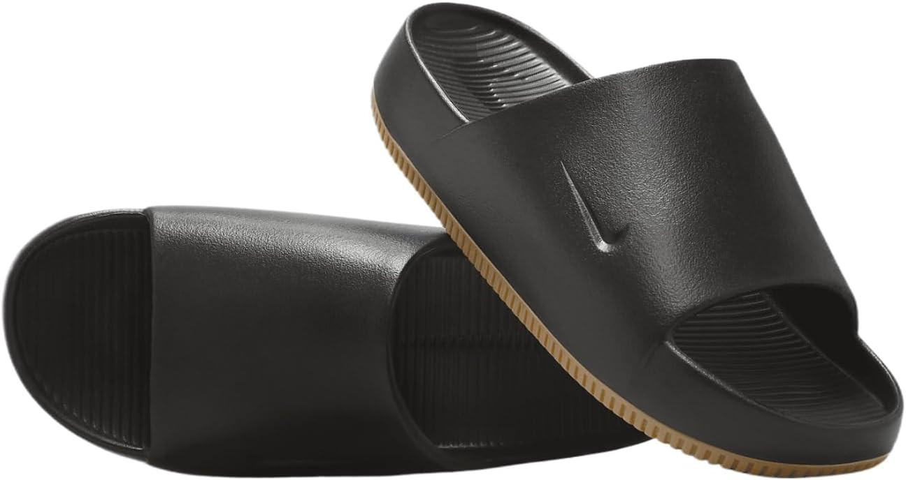 Nike Calm Men's Slides (FD4116-003, Black/Gum Medium Brown/Black) | Amazon (US)