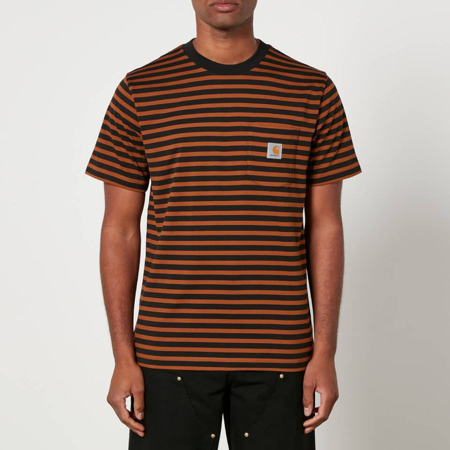 Carhartt WIP Seidler Pocket Cotton-Jersey T-Shirt | Coggles (Global)