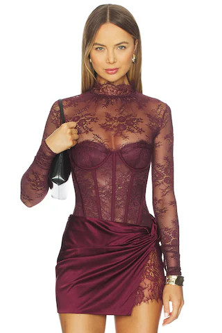 retrofete Valentina Bodysuit in Port from Revolve.com | Revolve Clothing (Global)