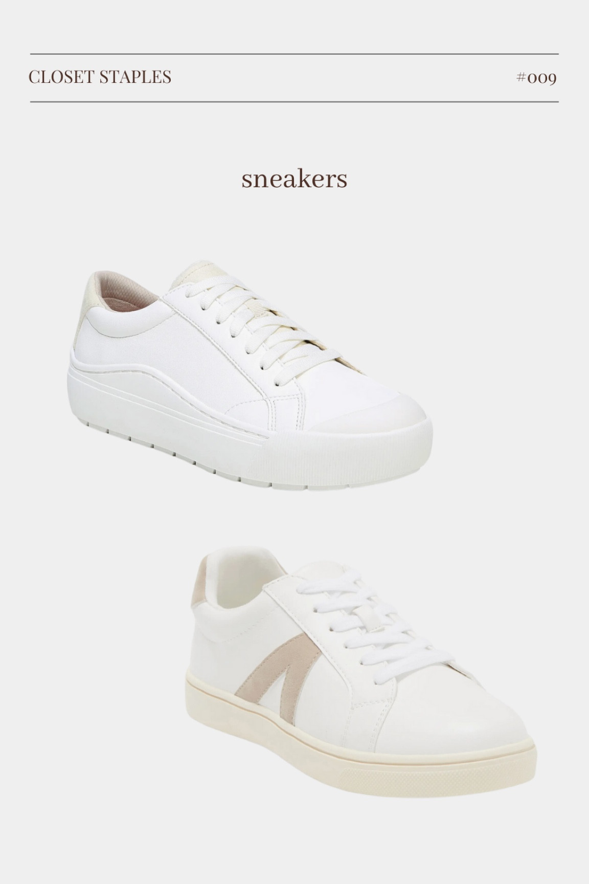 The Basics// white sneakers 

#LTKshoecrush #LTKfindsunder50 #LTKstyletip