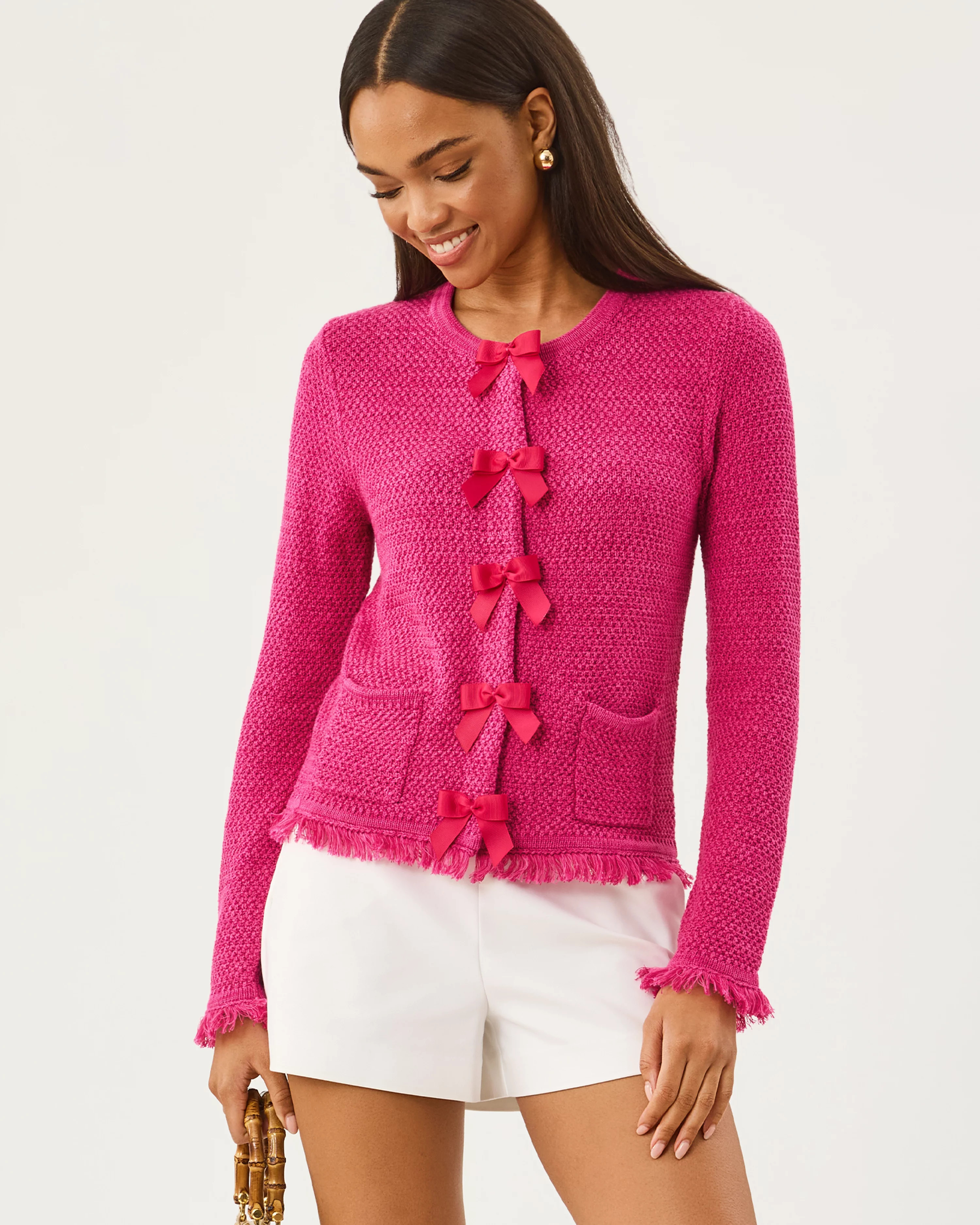 Kelso Bow Cardigan | Lilly Pulitzer