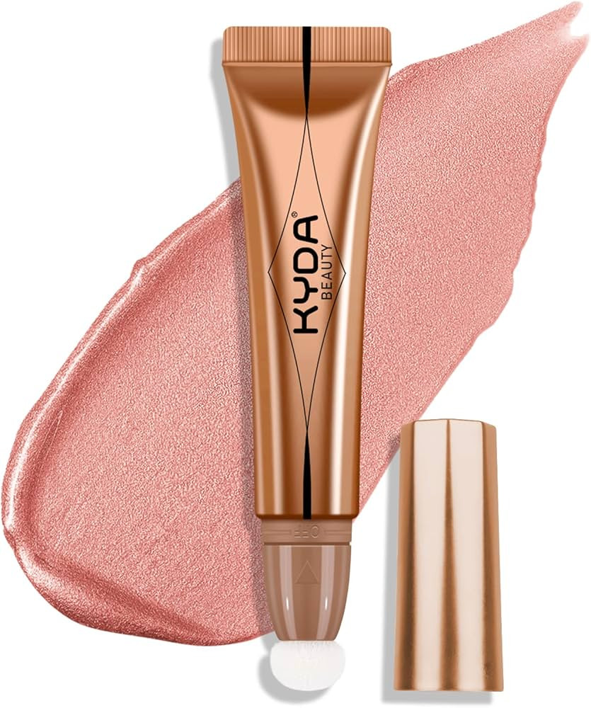 KYDA Blush Beauty Wand, Shimmer Face Blush with Cushion Applicator, Natural Pearl Finish, Silky S... | Amazon (US)