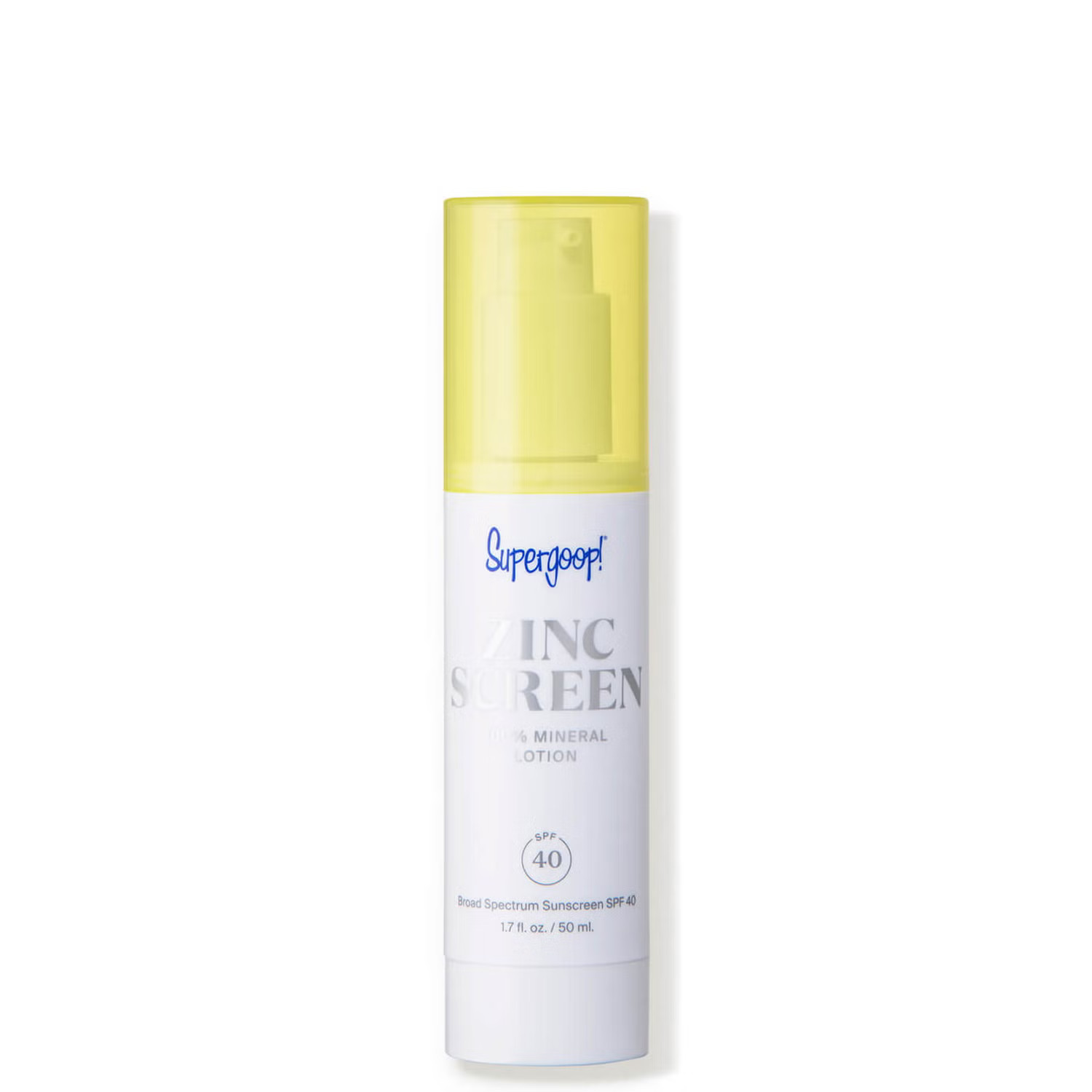 Supergoop!® Zincscreen 100 Mineral Lotion SPF 40 1.7 fl. oz. | Dermstore (US)