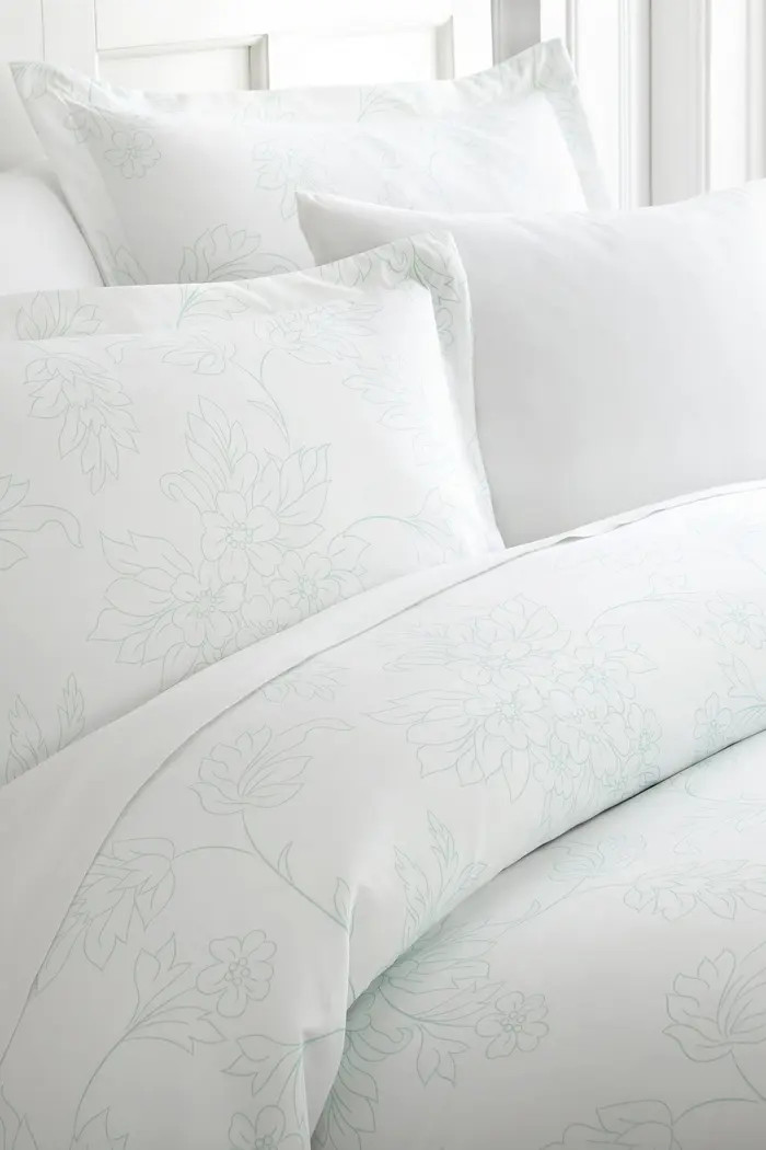 HOMESPUN HOME SPUN Premium Ultra Soft Vine Pattern 3-Piece Duvet Cover Set | Nordstromrack | Nordstrom Rack