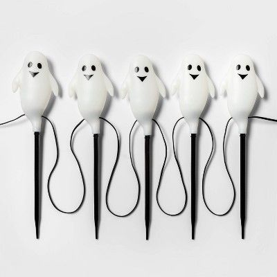 5ct Incandescent Ghost Halloween Novelty Path Lights - Hyde & EEK! Boutique™ | Target
