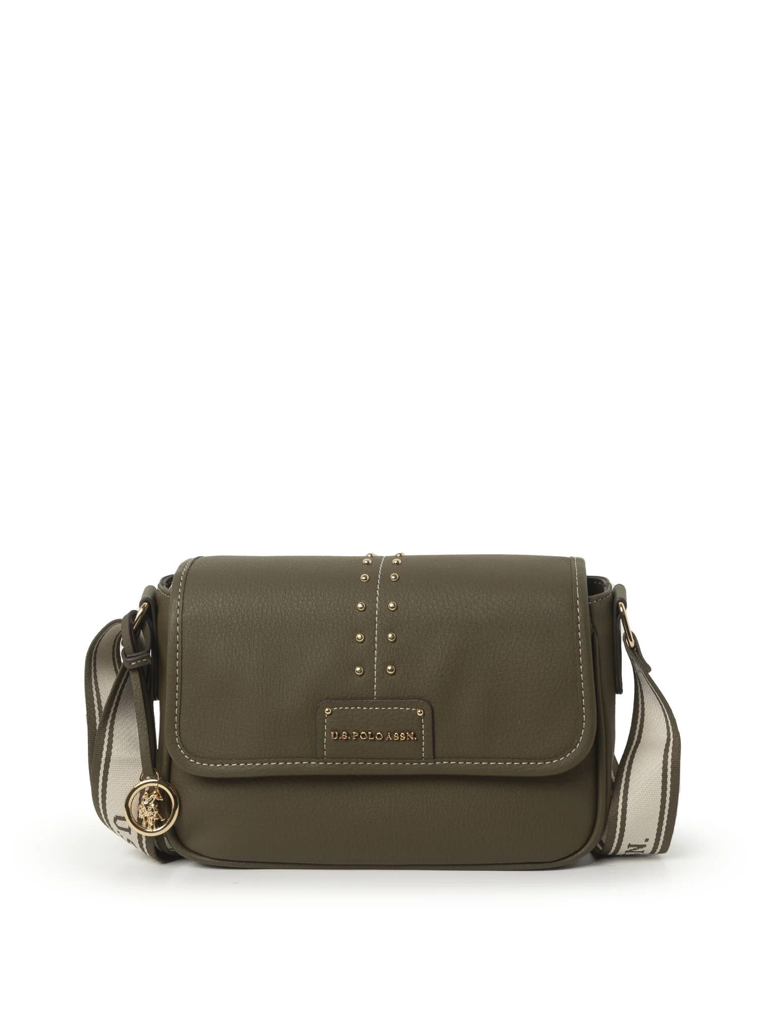 U.S. Polo Assn. Stud Crossbody, Olive | Walmart (US)