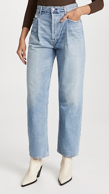 Franca Pleat Front Jeans | Shopbop