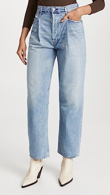 Franca Pleat Front Jeans | Shopbop