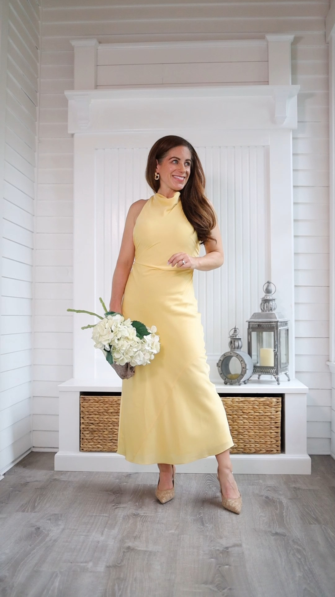 Summer wedding guest dress that leaves a last impression! The back of this washable silk midi dress is GORGEOUS. That x detail really elevates this petite-friendly @quince piece. Lots of colors available. I'm wearing the XS for sizing reference.

silk midi dress | washable silk | wedding guest dress | butter yellow | summer yellow | yellow midi dress 

 #LTKOver40 #LTKPetite #LTKWedding