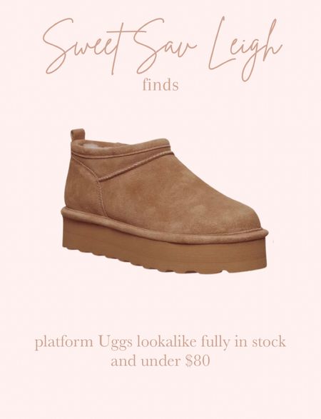 Platform Ugg look alikes for under $80 | platform slippers, slippers, fall shoes, winter shoes 

#LTKSeasonal #LTKfindsunder100 #LTKshoecrush