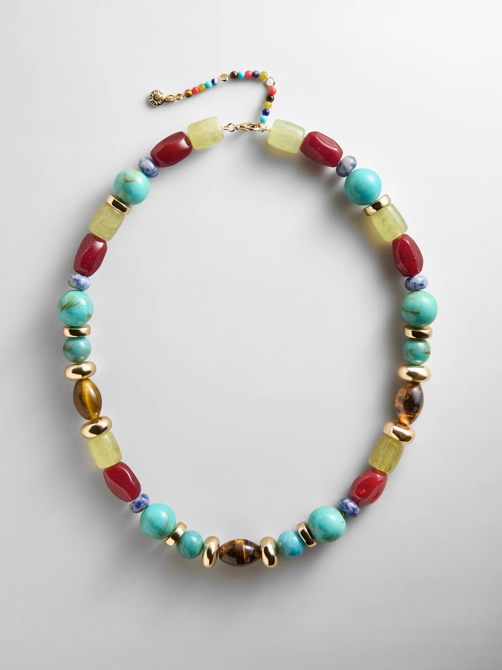 Justine Semi-Precious Beaded Necklace - Multi | BaubleBar