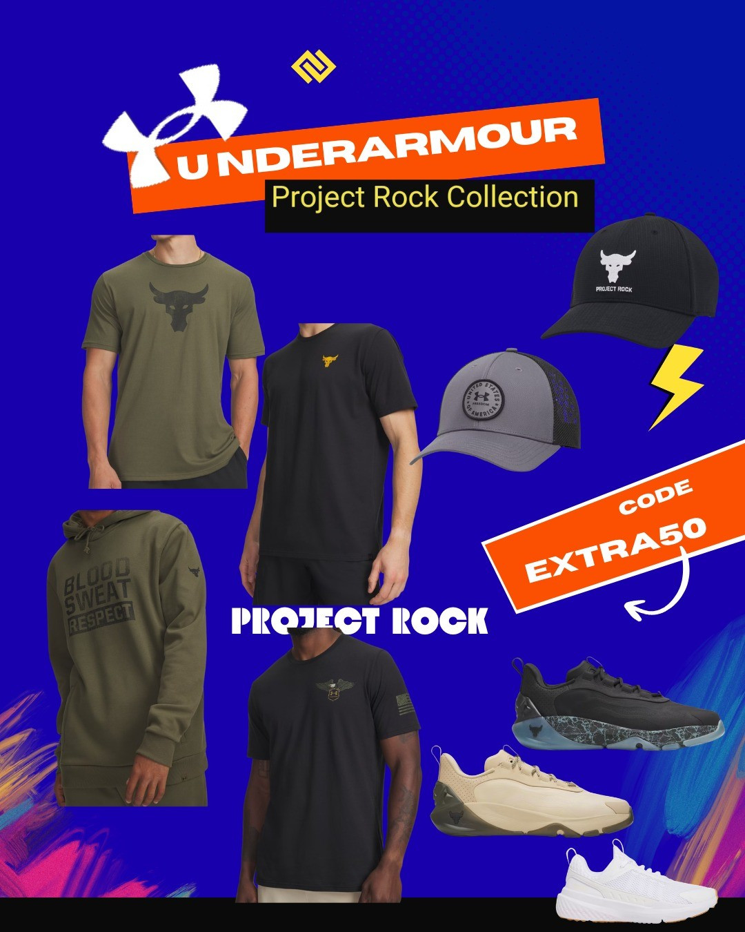 Level up your workouts with Under Armour’s Project Rock collection! Get an extra 50% off with code EXTRA50 perfect time to grab those performance staples.#UnderArmour #ProjectRock #GymGear #WorkoutMotivation #FitnessStyle #Athleisure 

#LTKSaleAlert #LTKHome #LTKSeasonal