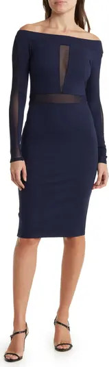 Love By Design Emma Illusion Mesh Strapless Dress | Nordstromrack | Nordstrom Rack