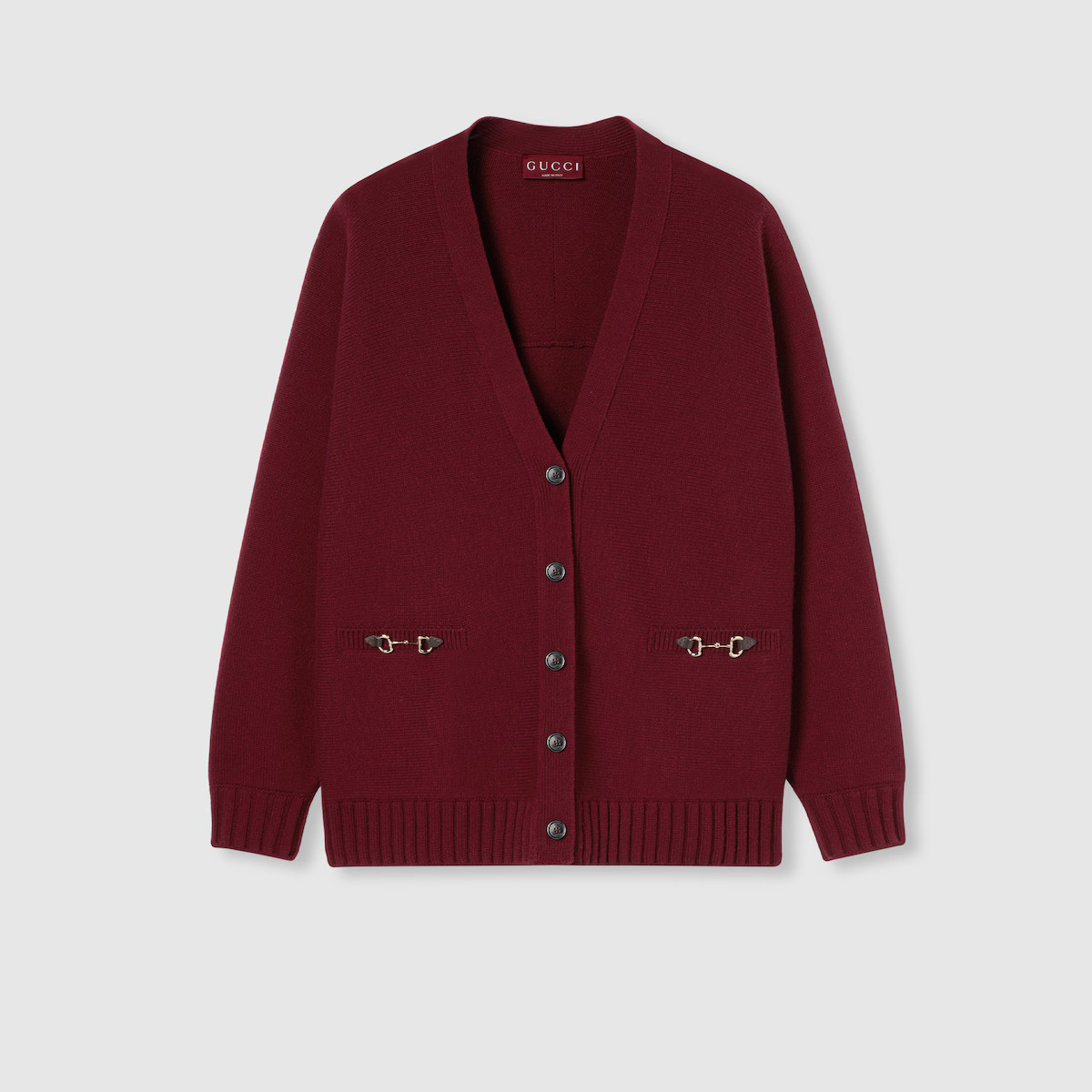 Gucci - Cashmere wool cardigan with Horsebit | Gucci (US)