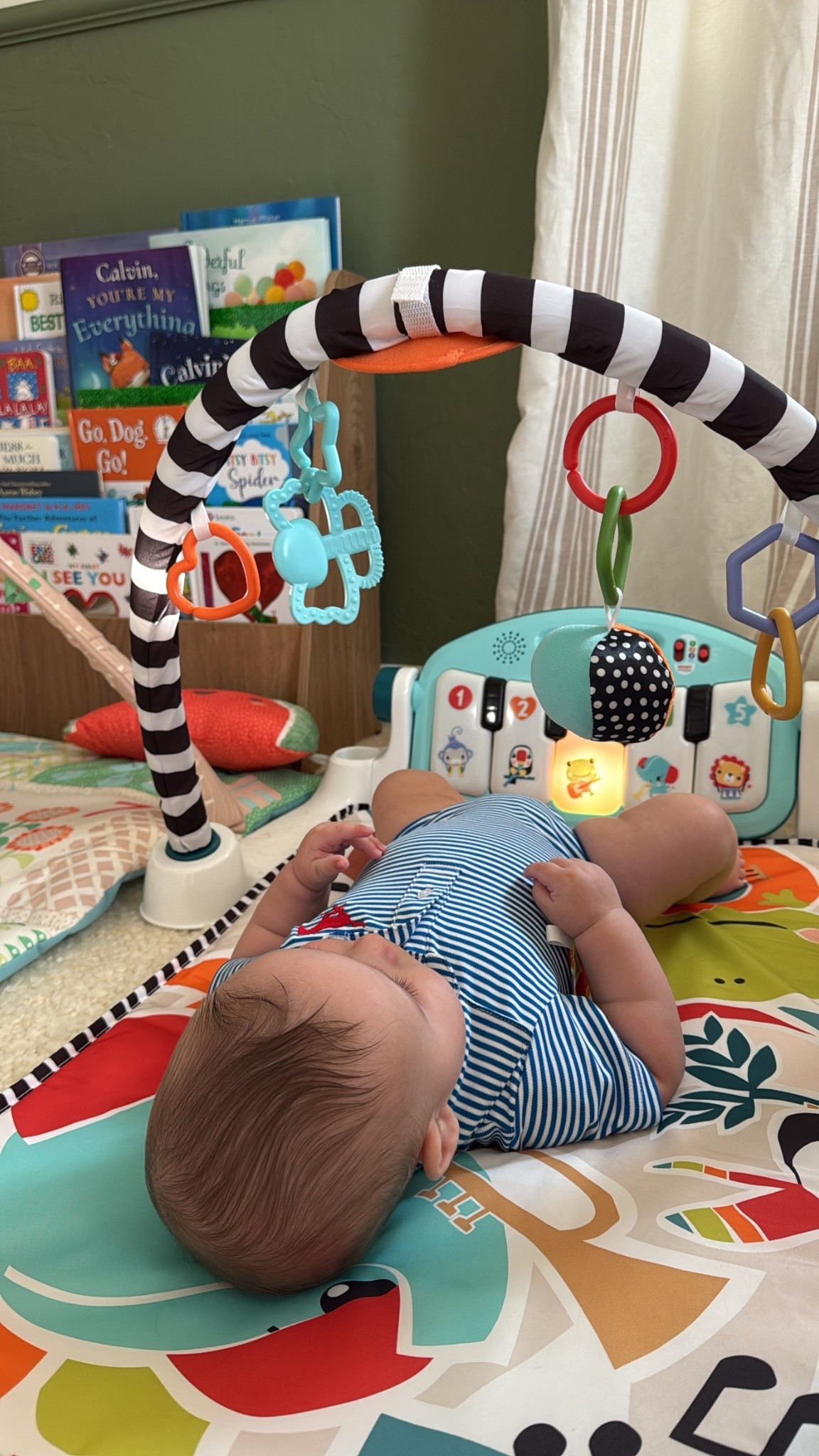 Baby piano mat! He loves this! 