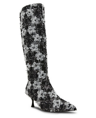 Women's Maxxine Floral Sequin Embellished Knee Boots | Macy's