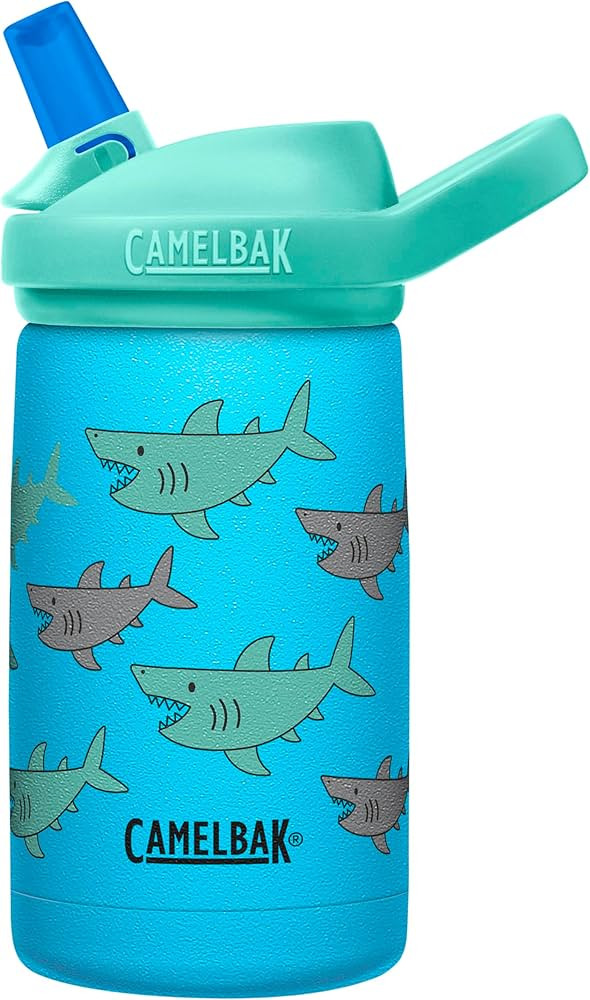 CamelBak eddy+ Kids Water Bottle with Straw, Insulated Stainless Steel - Leak-Proof when Closed | Amazon (US)