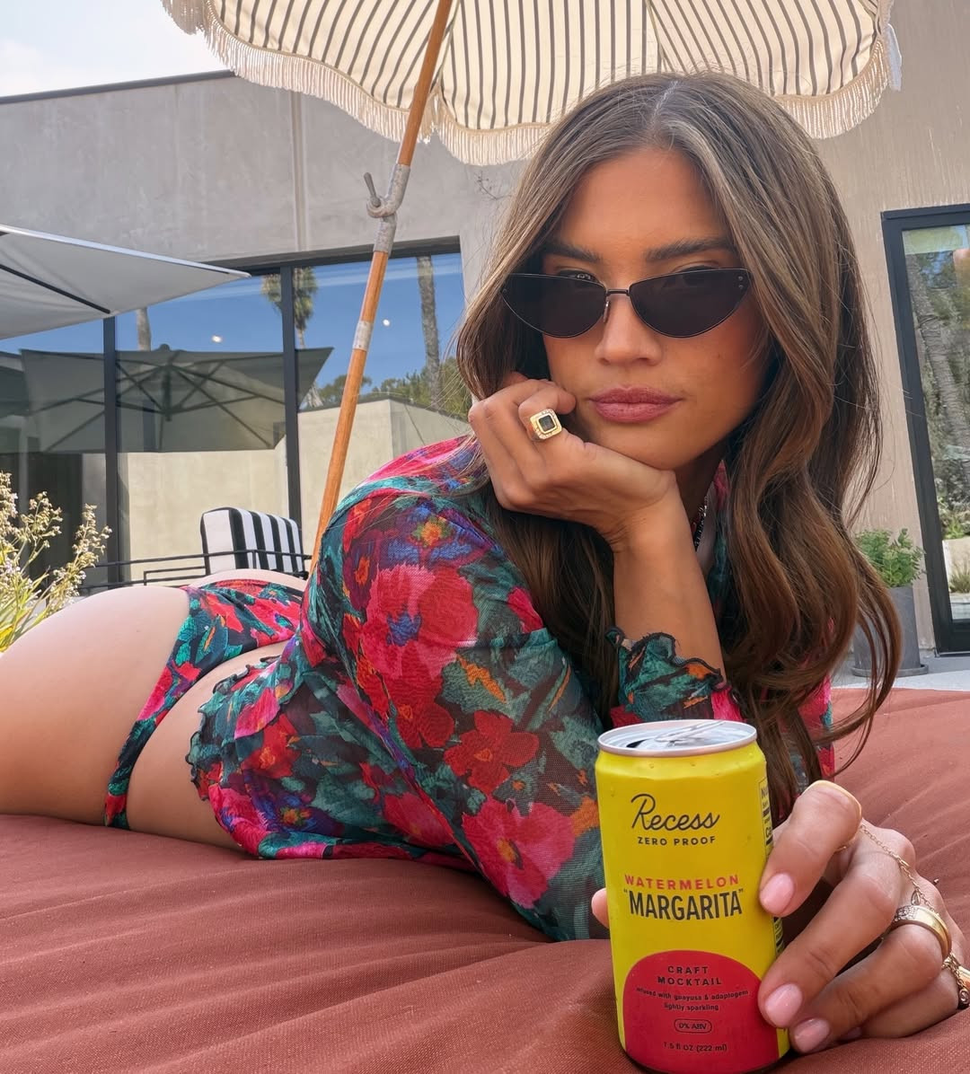 cute swimwear, sunnies, and my new fave non-alcoholic marg 🍉☀️

#LTKdayinmylife #LTKfoodie #LTKSwim