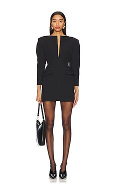 The Andamane Structured Blazer Dress in Black from Revolve.com | Revolve Clothing (Global)