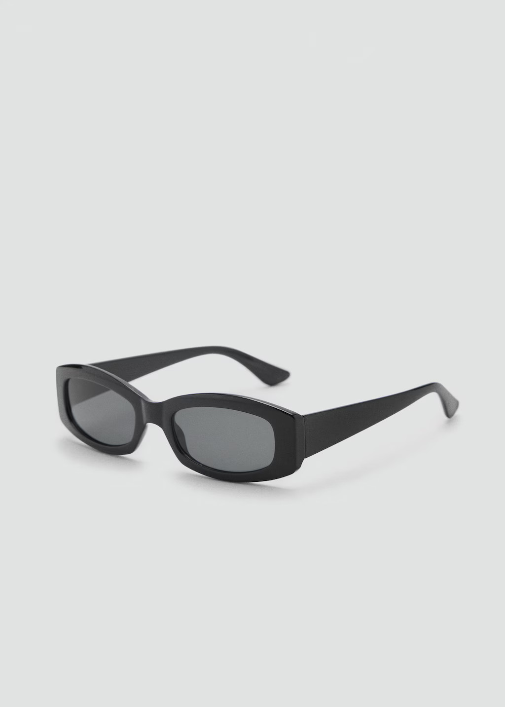Contrasting rectangular-frame sunglasses black - Woman - One size - MANGO | Mango (US/MX/AU)