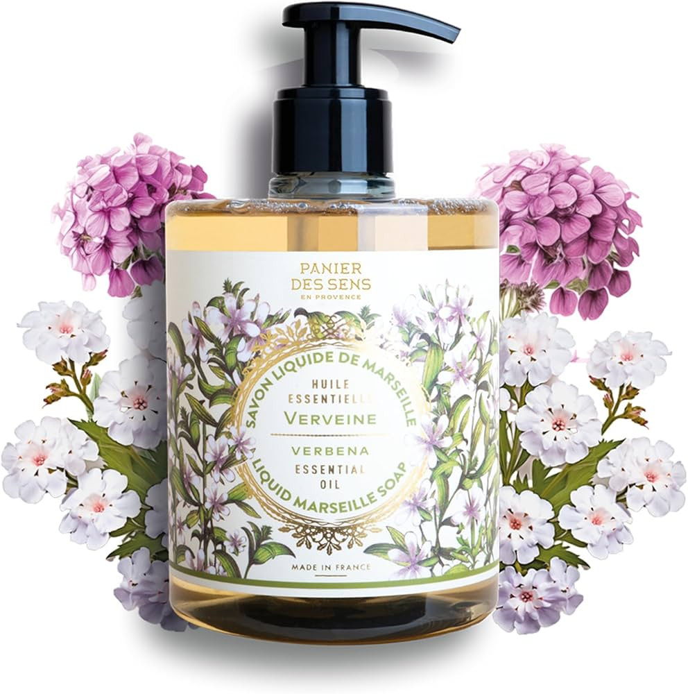 Panier des Sens - Liquid Hand Soap - Verbena Hand Wash - French Marseille Moisturizing Hand Soap ... | Amazon (US)