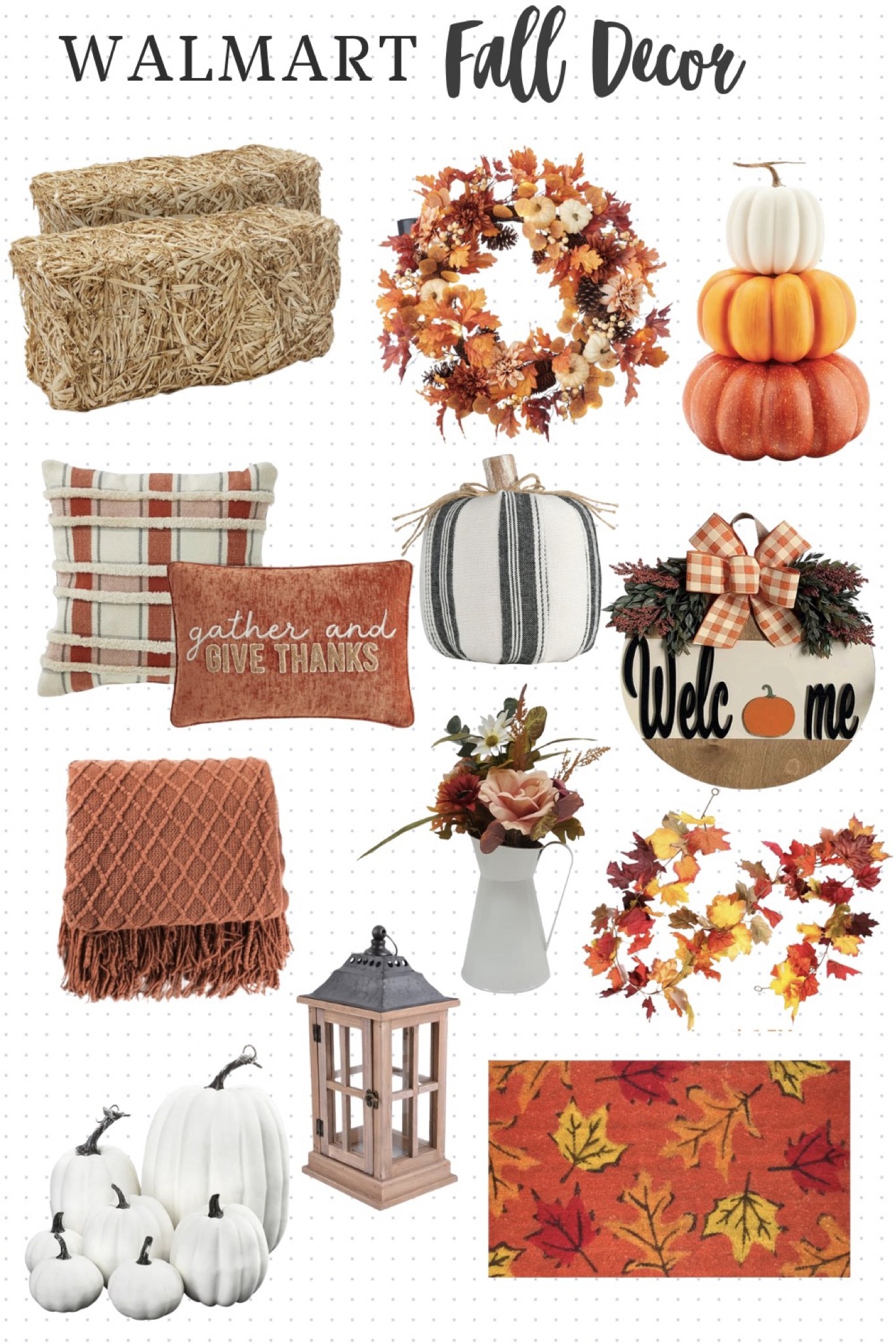 🍂 Fall decor! Walmart fall decor!! Affordable fall decor 🍁 

#LTKSale 

#LTKhome #LTKHoliday #LTKSeasonal
