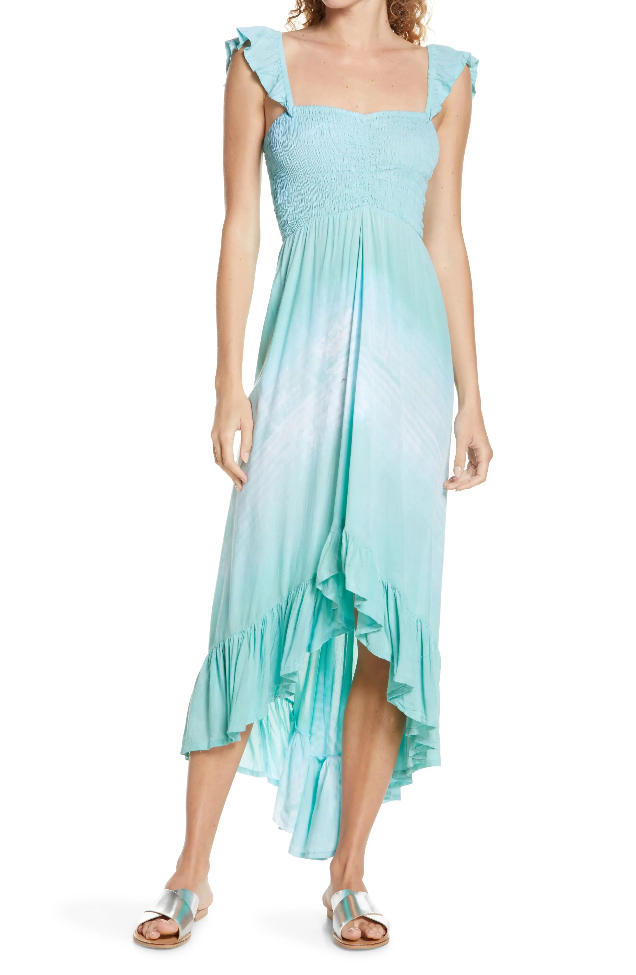 Tiare Hawaii Brooklyn Cover-Up Maxi Dress in Nata Ocean at Nordstrom | Nordstrom