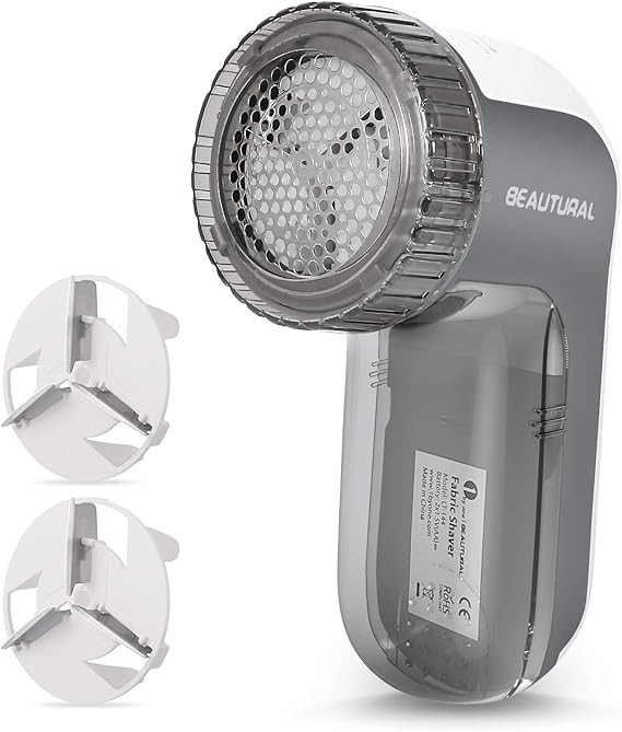 BEAUTURAL Fabric Shaver and Lint Remover, Sweater Defuzzer with 2-Speeds, 2 Replaceable Stainless... | Amazon (US)