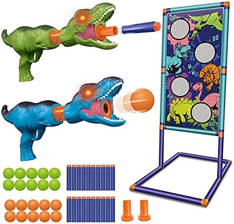 Dinoera Dinosaur Toys for 5 6 7 8 9 10+ Year Old Boys - 2 in 1 Shooting Game Dinosaur Toys for Kids  | Amazon (US)