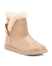 Sparkle Cozy Bow Boots (little Kid Big Kid) | Kids' Boots | Marshalls | Marshalls