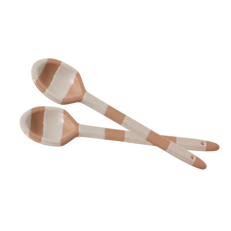 Jettie Ceramic Spoon Set | Wayfair North America