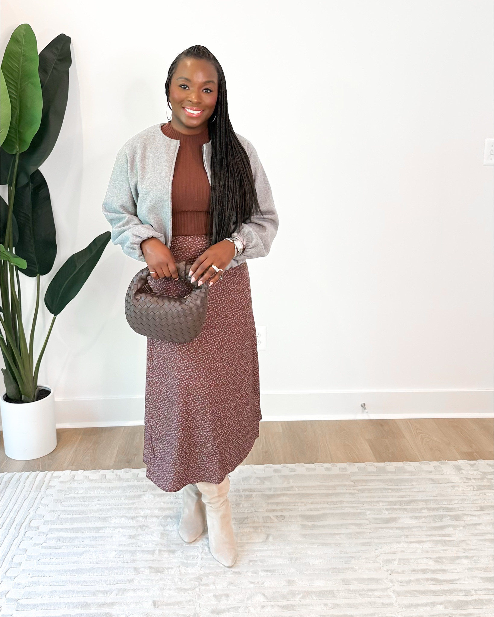 I love this fall look from Vici! I’m wearing a small in both the skirt and top. Fall outfit, Vici, boots, fall looks. Brown 

#LTKWorkwear #LTKFindsUnder100 #LTKFindsUnder50