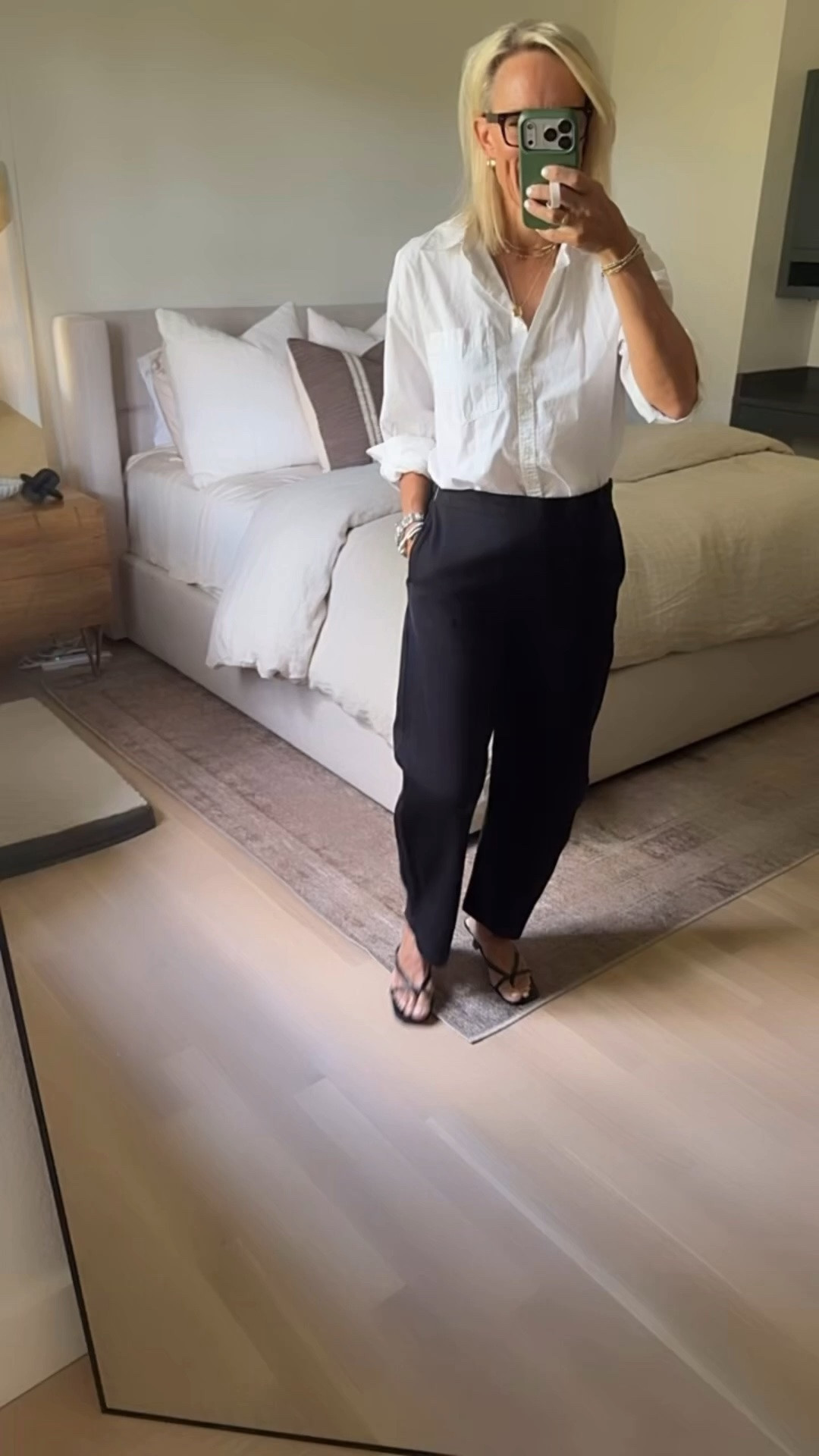 Ponte fabric, stretchy waist
VERY comfortable 

Wearing small in pants 
Small white button up
Medium short sleeve cardigan
Sneakers - size up 1/2 size 

@Target

#LTKgrwm #LTKWorkwear #LTKOver40